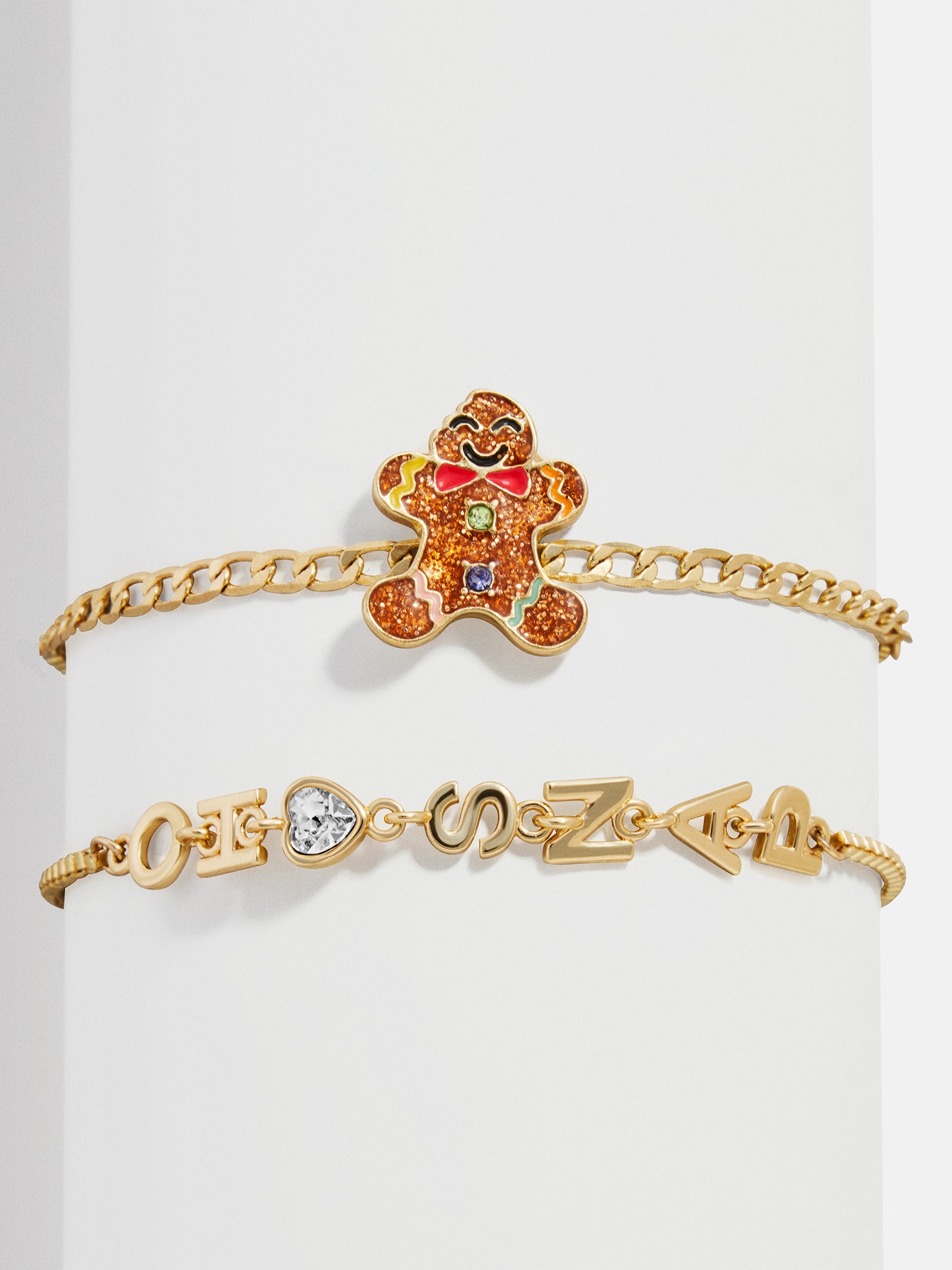 Tough Cookie Holiday Bracelet Set - Gingerbread Man