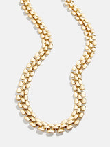 BaubleBar Katarina Necklace - Gold - Gold watch band collar necklace