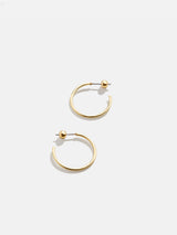 BaubleBar Dalilah Earrings - 20MM - 
    Thin gold hoops
  
