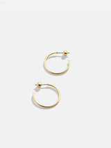 BaubleBar Dalilah Earrings - 20MM - Thin gold hoops