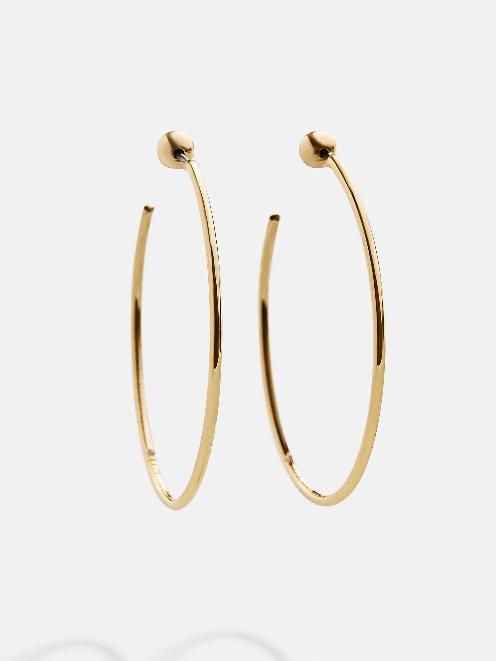 Dalilah medium tube hoop earrings Clearance