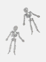 BaubleBar Standard - Halloween skeleton statement earrings - Offered in multiple sizes