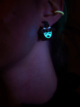 BaubleBar What You Witch For Glow-In-The-Dark Earrings - Glow-In-The-Dark Witch Earrings - Halloween witch earrings