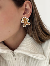 BaubleBar Sweet Tooth Stud Earrings - Gingerbread Man - 
    UP TO 80% OFF SALE
  
