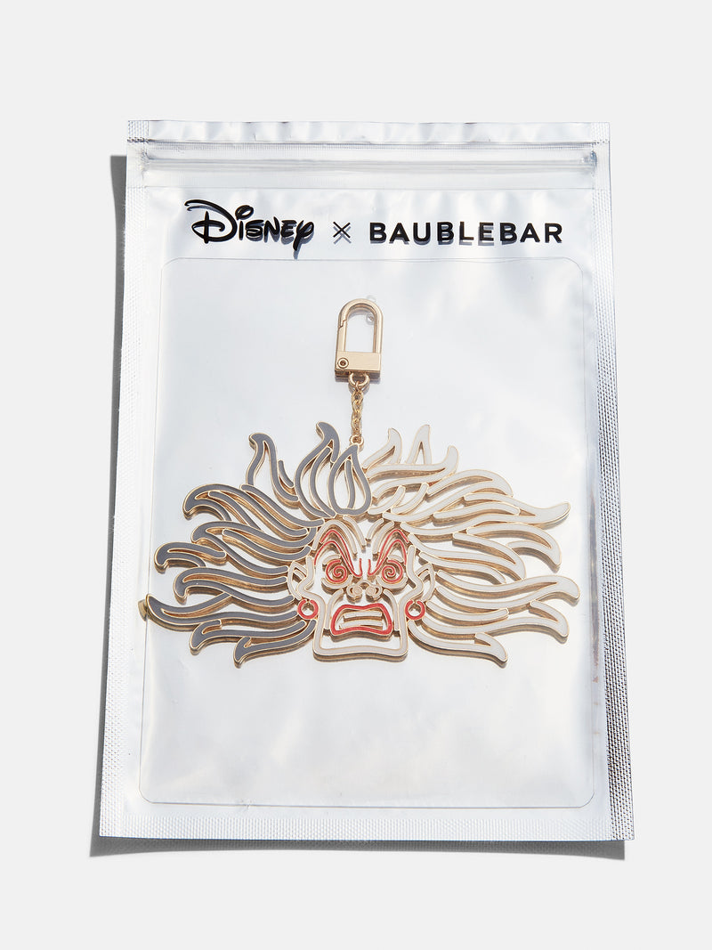 BaubleBar Disney Cruella 2D Glow-in-the-Dark Bag Charm - Glow-in-the-Dark Cruella - Disney keychain