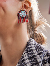BaubleBar Disney Tim Burton's Nightmare Before Christmas Sally Earrings - Sally Earrings - Disney Halloween earrings