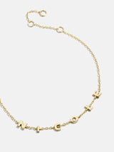 BaubleBar Mini 18K Gold Custom Spaced Letter Name Bracelet - 18K Gold - 
    20% OFF ENDS SOON
  

