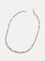 BaubleBar Kayden Necklace - Gold - Enamel and mixed stone necklace