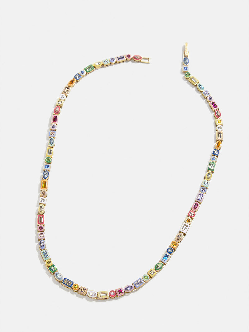 BaubleBar Kayden Necklace - Multi - 
    Enamel and mixed stone necklace
  
