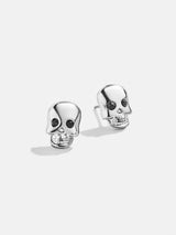 BaubleBar Dressed To Kill Earrings - Skull Studs - Halloween skull stud earrings
