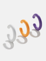 BaubleBar You Glow Girl Ear Cuff Set - Purple - Three glow-in-the-dark Halloween ear cuffs