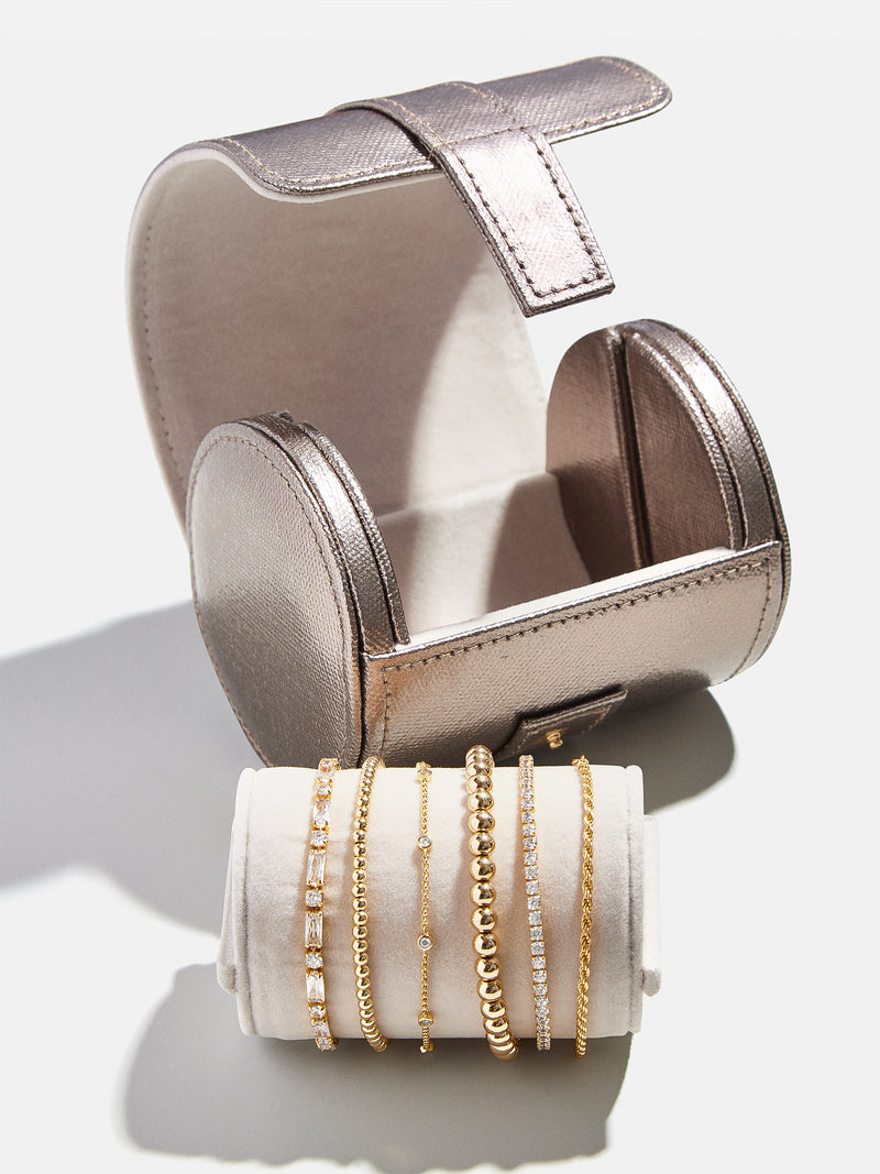 BaubleBar Bracelet Jewelry Storage Case - Metallic Bracelet Storage - Get Gifting: Enjoy 20% Off​