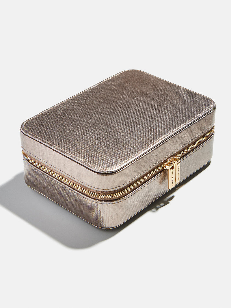 BaubleBar Rectangle Jewelry Storage Case - Metallic Rectangle Storage - Get Gifting: Enjoy 20% Off​