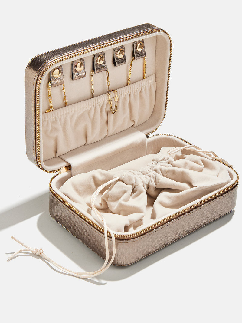 BaubleBar Rectangle Jewelry Storage Case - Metallic Rectangle Storage - Get Gifting: Enjoy 20% Off​