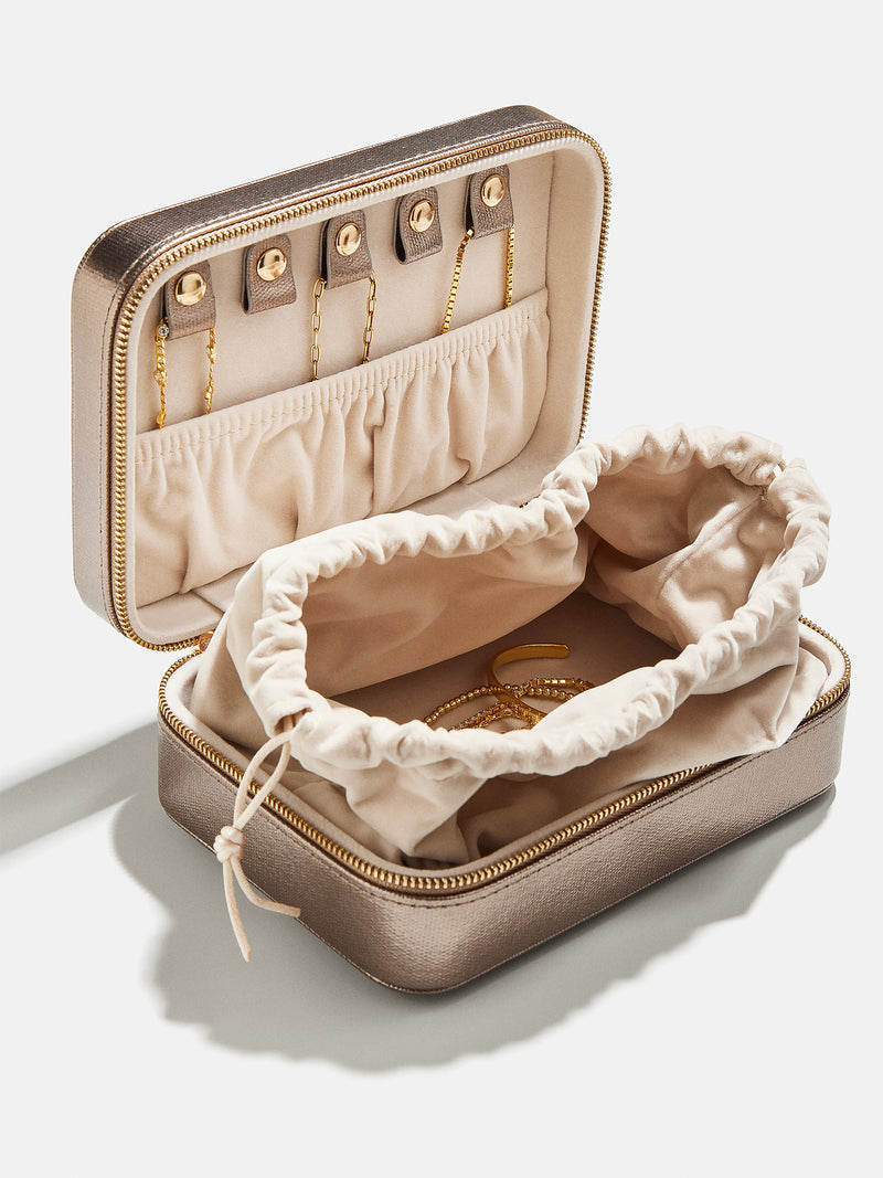 BaubleBar Rectangle Jewelry Storage Case - Metallic Rectangle Storage - Get Gifting: Enjoy 20% Off​