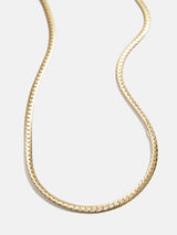 BaubleBar Stevie Necklace - Gold - 
    Gold snake chain necklace
  
