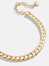 BaubleBar Scottie Bracelet - Gold - 
    Gold curb chain bracelet
  
