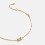 variant:14K Gold Plated Sterling Silver. Pavé Cubic Zirconia Stones
