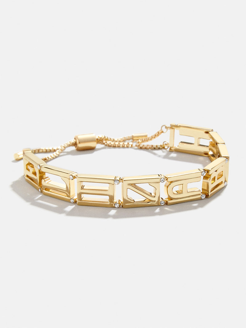 BaubleBar East West Custom Bracelet - Gold - 
    Customizable bracelet
  
