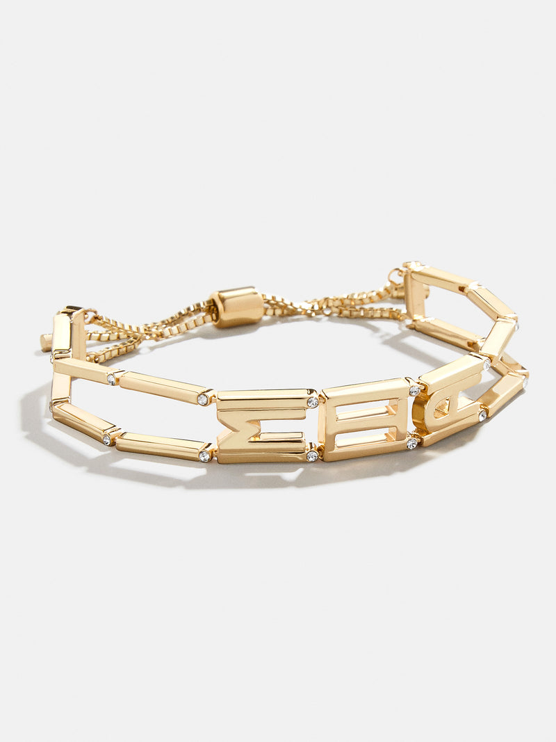 BaubleBar East West Custom Bracelet - Gold - 
    Customizable bracelet
  
