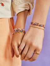 BaubleBar Kids' Custom Woven Friendship Bracelet - Multi Stripe - 
    Customizable bracelet
  
