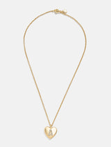 BaubleBar Little Love Kids' Initial Heart Necklace - Gold - 
    Kids' initial necklace
  
