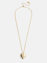 BaubleBar Little Love Kids' Initial Heart Necklace - Gold - 
    Kids' initial necklace
  
