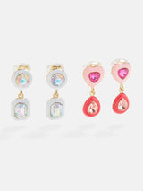 BaubleBar Sarah Kids' Clip-On Earring Set - Two pairs of kids' clip-on earrings