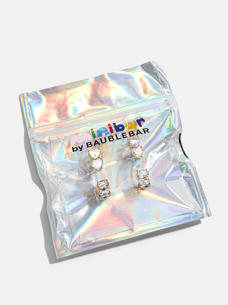 BaubleBar Lily Kids' Clip-On Earring Set - 2 pairs of kids' clip-on earrings