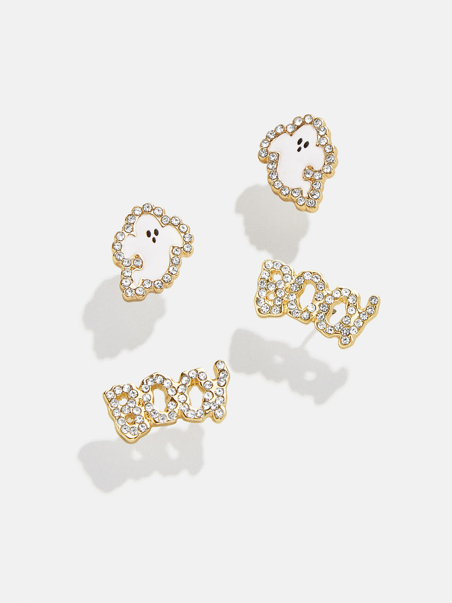 Peek-A-Boo Kids' Earring Set - Gold