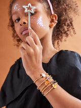 BaubleBar Too Cute To Spook Kids' Pisa Bracelet Set - Five kids' Halloween stretch bracelets