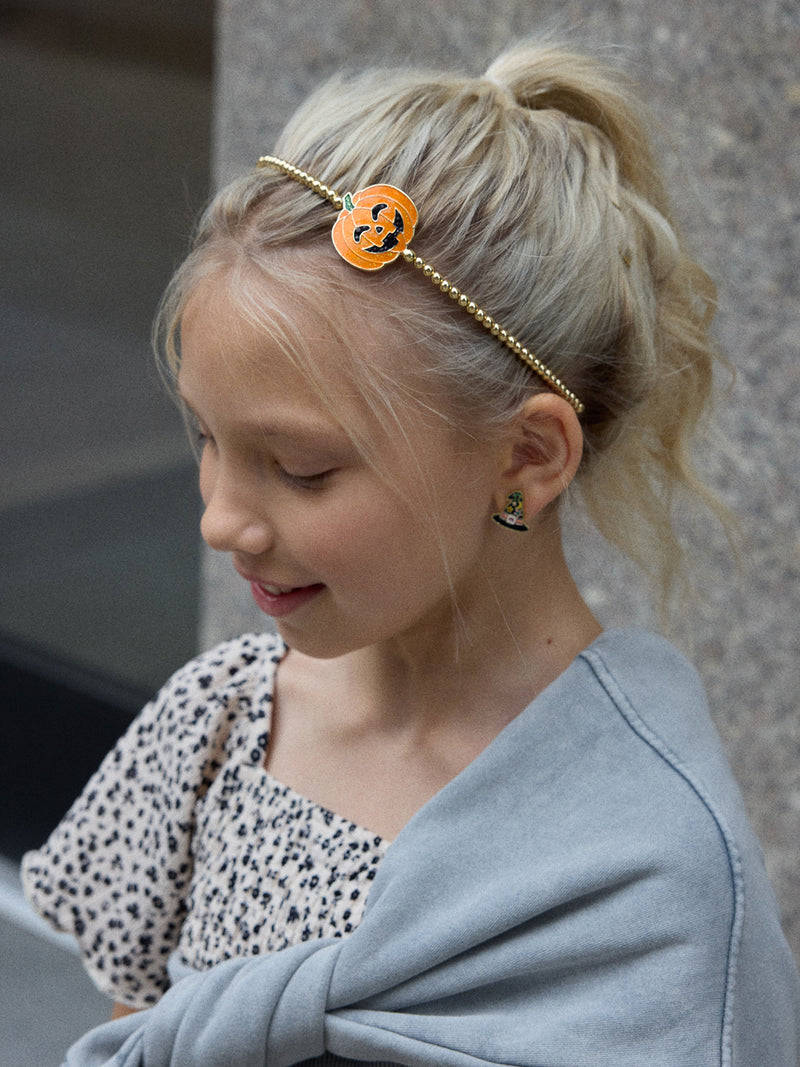 BaubleBar Hair Scare Kids' Headband - Gold/Orange - 
    Halloween headband
  
