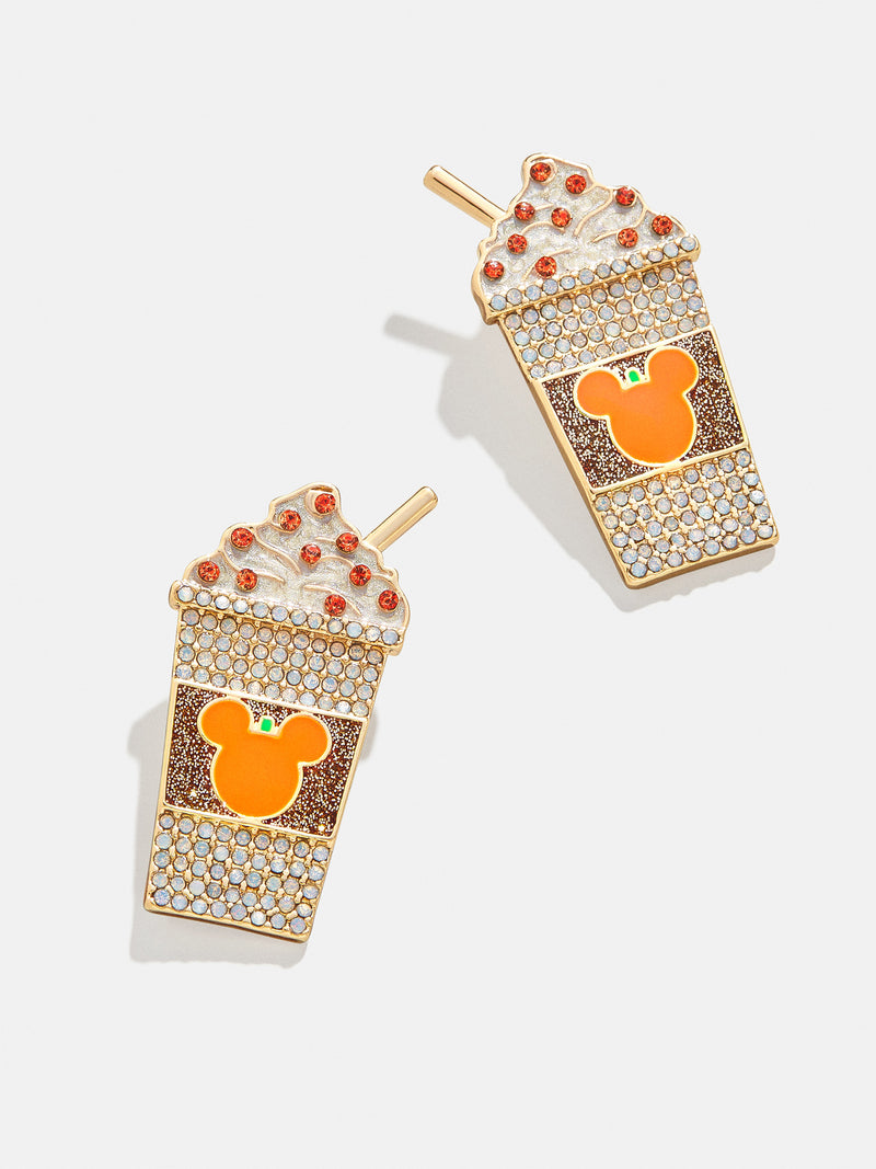BaubleBar Mickey Mouse Disney Pumpkin Spice Latte Earrings - Disney fall statement earrings