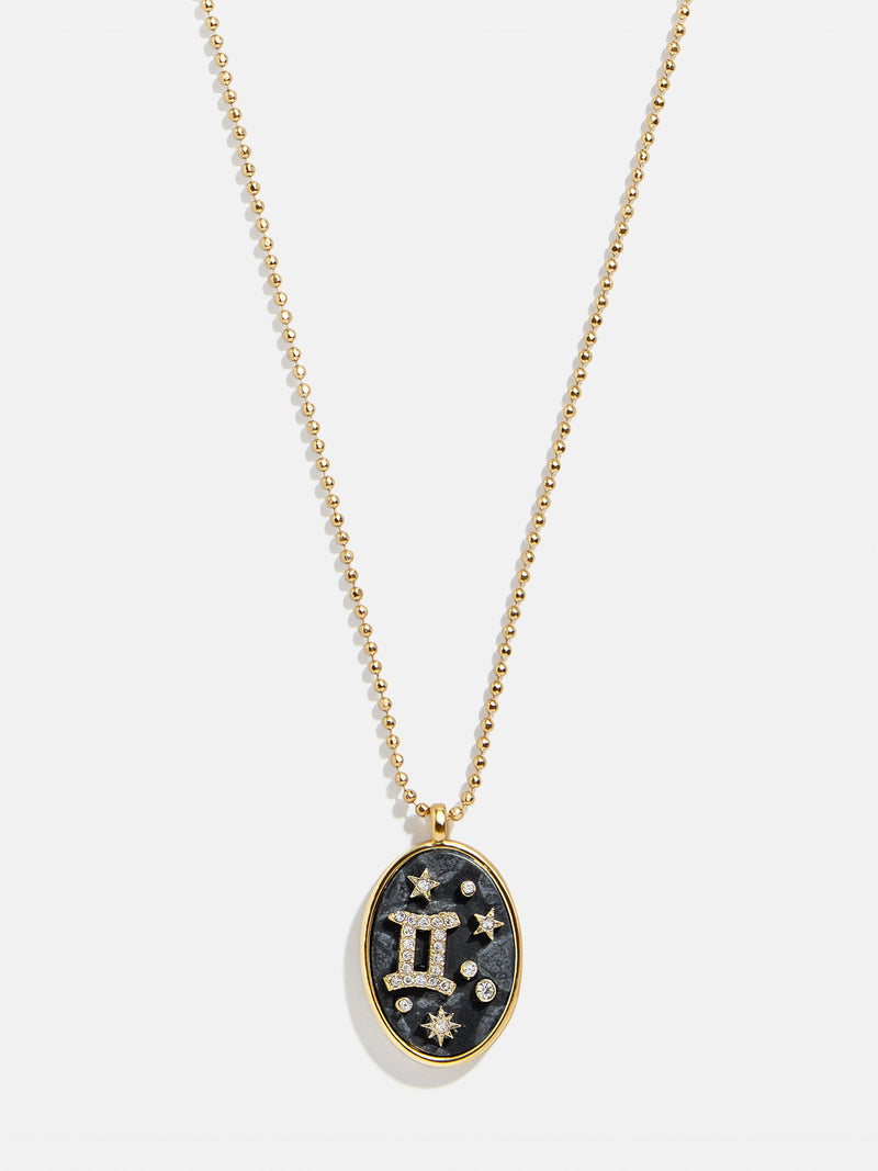 BaubleBar Gemini - Zodiac pendant necklace