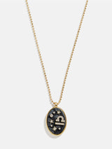 BaubleBar Libra - Zodiac pendant necklace