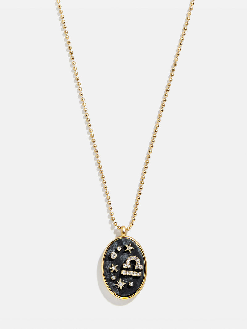 BaubleBar Libra - Zodiac pendant necklace