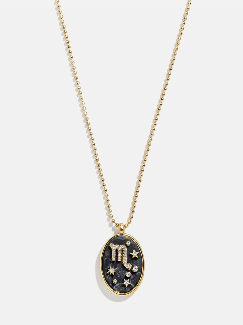 BaubleBar Scorpio - Zodiac pendant necklace