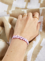 BaubleBar Nap Queen - Adjustable pull-tie bracelet - 19 different phrases available