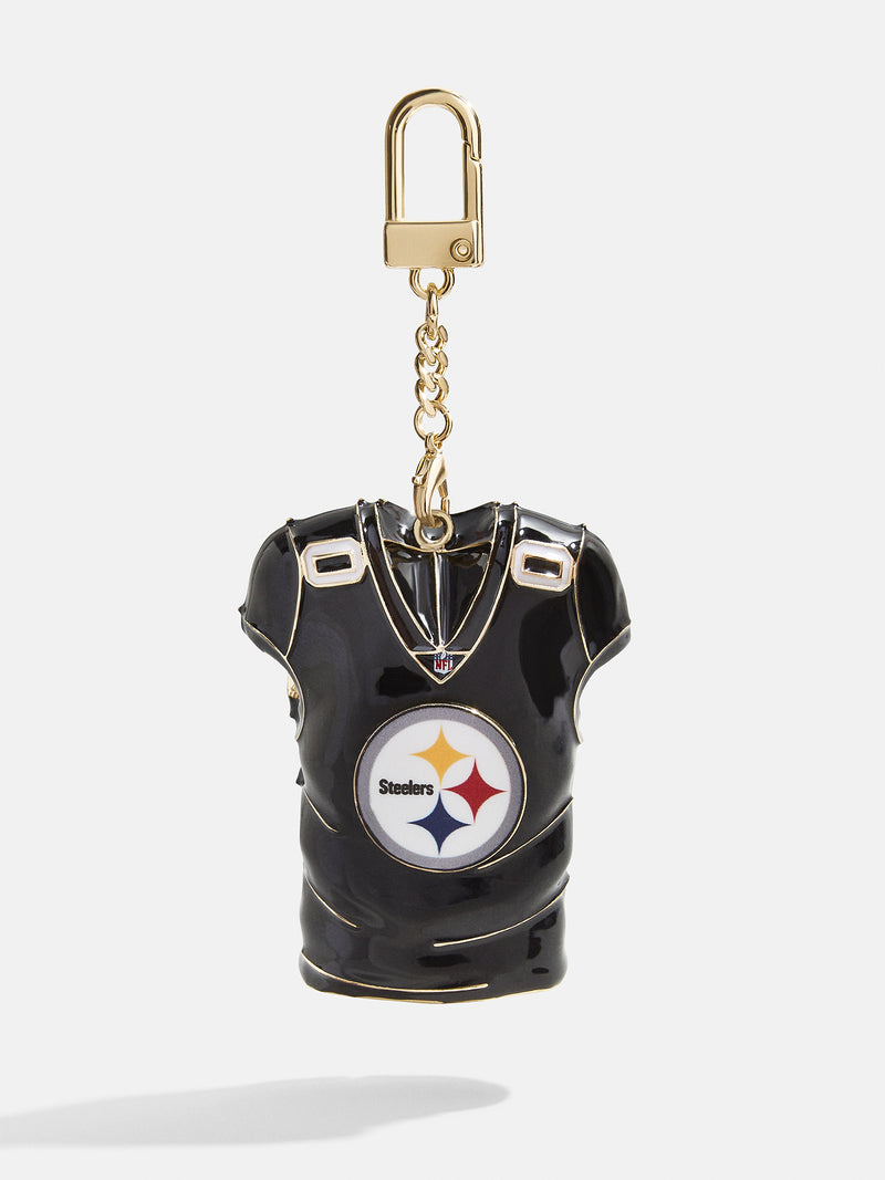 BaubleBar Pittsburgh Steelers NFL Custom Jersey Bag Charm - Pittsburgh Steelers - 
    NFL custom keychain and ornament
  
