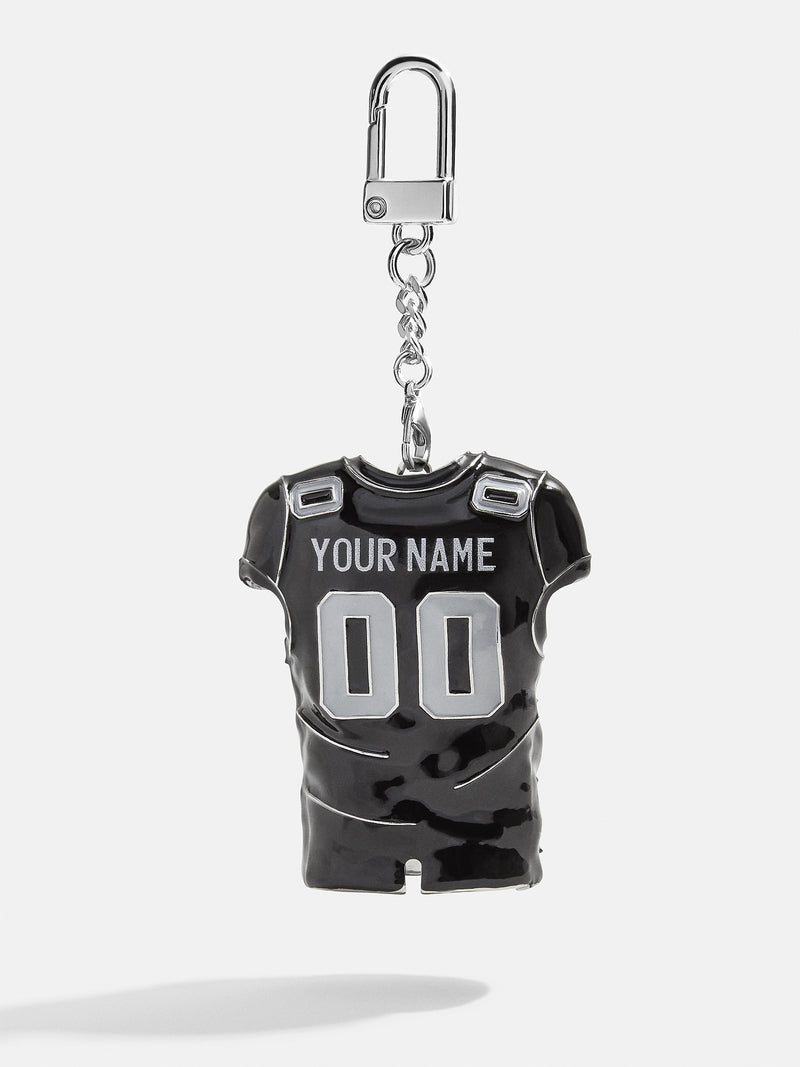 BaubleBar Las Vegas Raiders NFL Custom Jersey Bag Charm - Las Vegas Raiders - 
    NFL custom keychain and ornament
  
