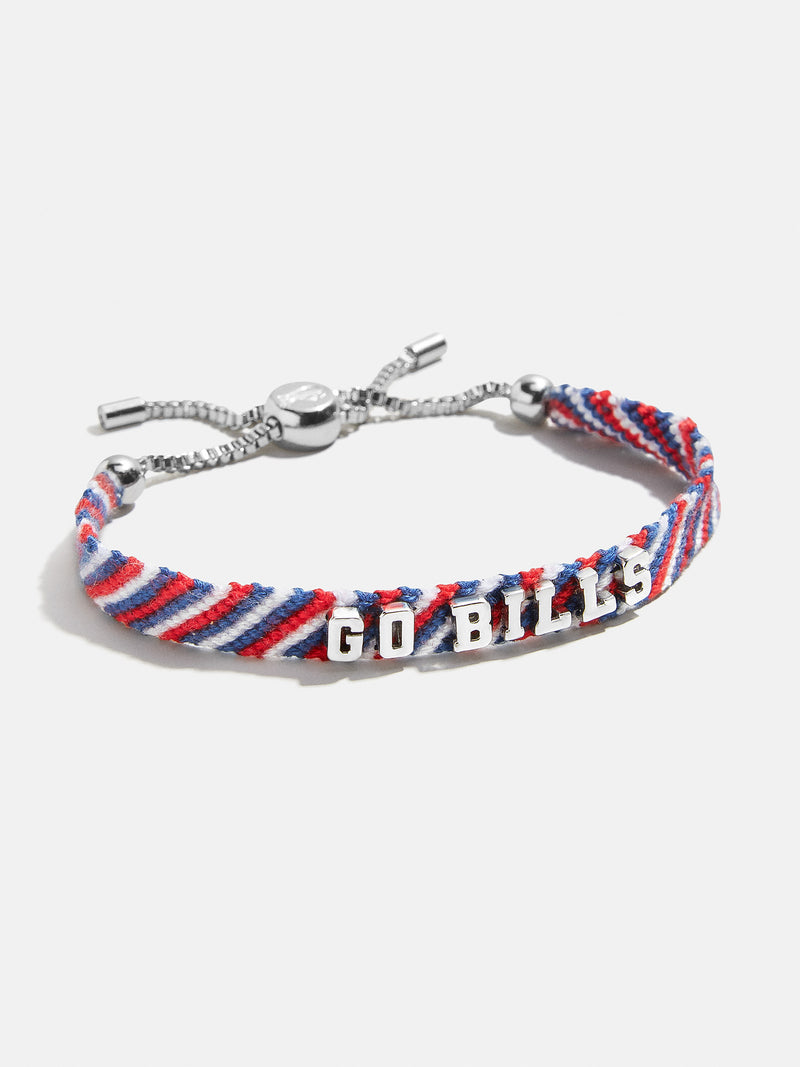 BaubleBar Buffalo Bills NFL Woven Friendship Bracelet - Buffalo Bills - NFL pull-tie bracelet