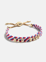 BaubleBar New York Giants NFL Woven Friendship Bracelet - New York Giants - NFL pull-tie bracelet