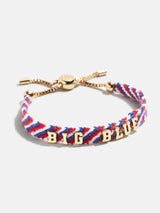 BaubleBar New York Giants NFL Woven Friendship Bracelet - New York Giants - 
    NFL pull-tie bracelet
  
