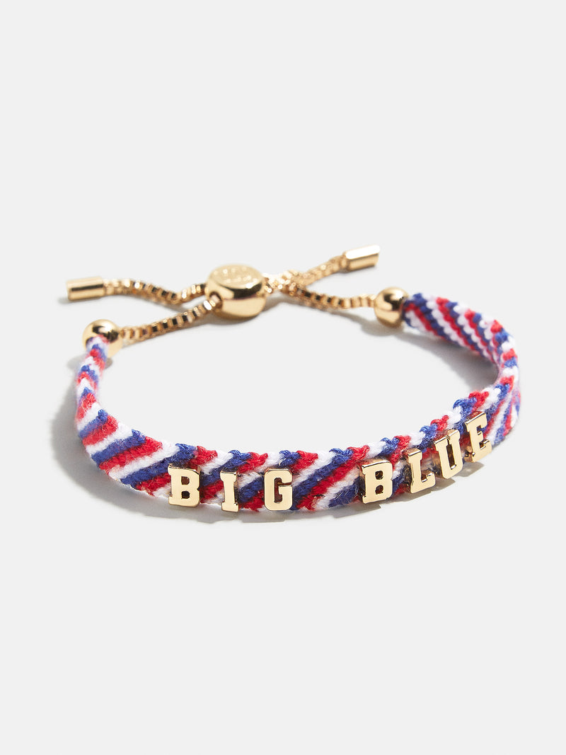 BaubleBar New York Giants NFL Woven Friendship Bracelet - New York Giants - NFL pull-tie bracelet