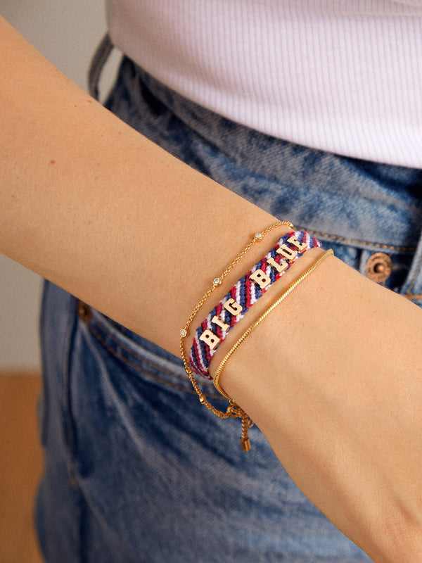 New York Giants NFL Woven Friendship Bracelet - New York Giants