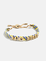 BaubleBar Los Angeles Rams NFL Woven Friendship Bracelet - Los Angeles Rams - 
    NFL pull-tie bracelet
  
