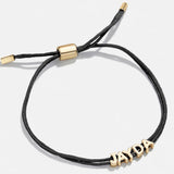 Custom Cord Bracelet - Black