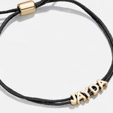 Custom Cord Bracelet - Black
