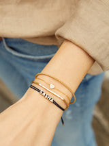BaubleBar Custom Cord Bracelet - Black - 
    Enjoy 20% off - This Week Only
  
