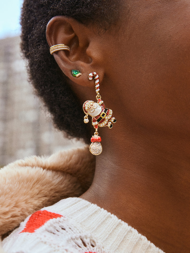 BaubleBar Got It In The Bag Earrings - Red/White - Get Gifting: Enjoy 20% Off​